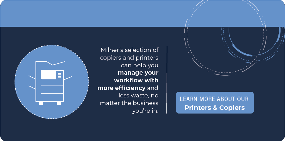 new Milner printers copiers CTA